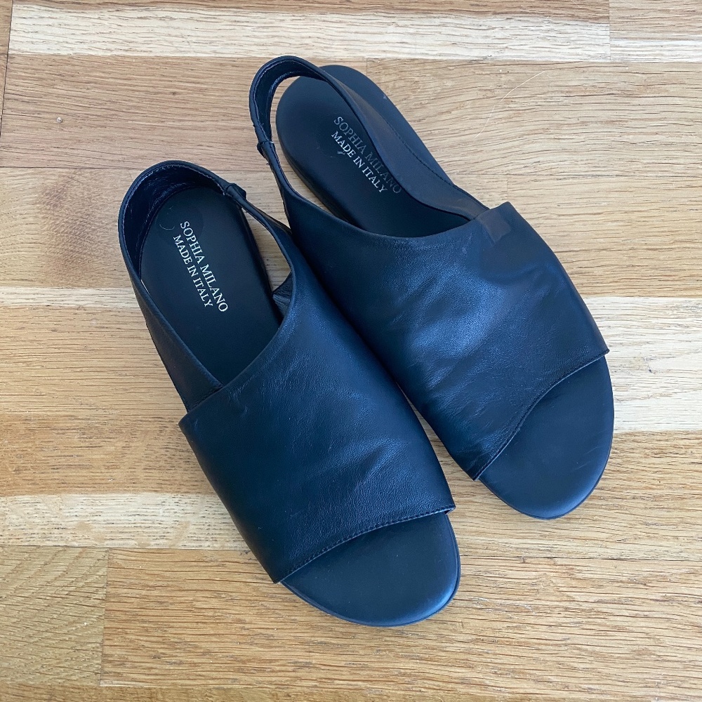 Sophia Milano Leather Sandals